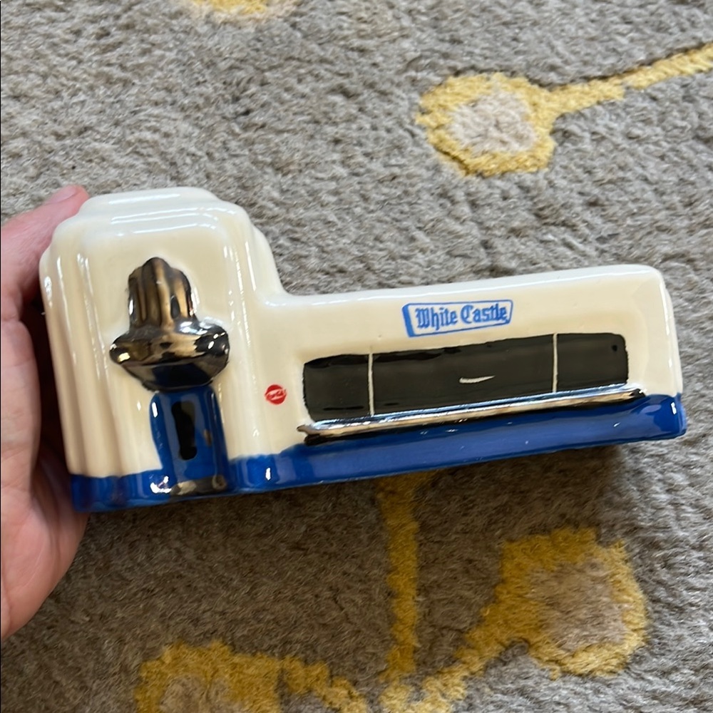White Castle Ceramic painted decorative